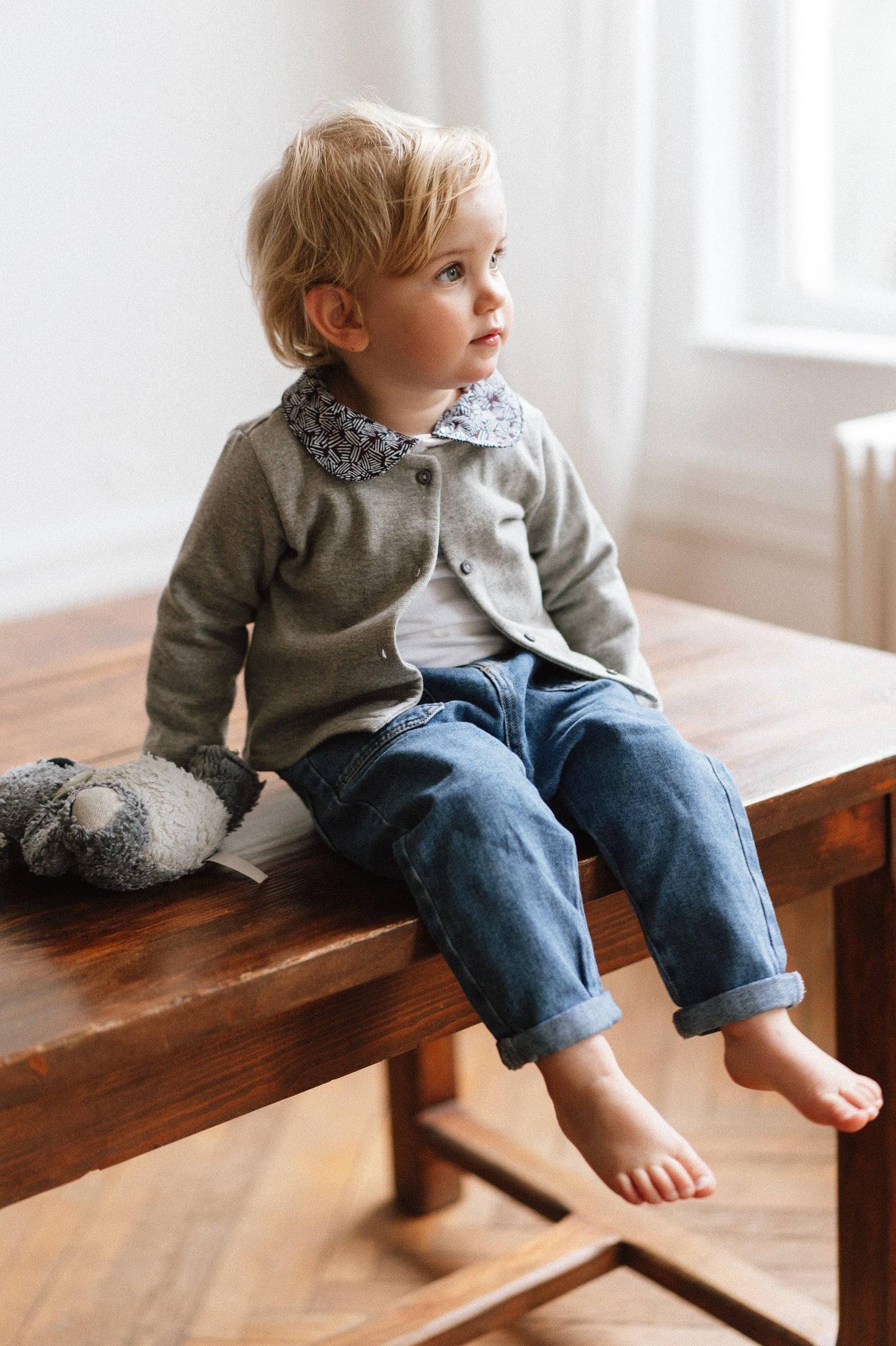 cardigan molleton enfant